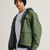 Camisa M/L Hombre Skate Atiba Haze Mil Verde Vans