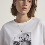 Polera M/C Mujer Rhythm Relaxed Crop Blanco Vans