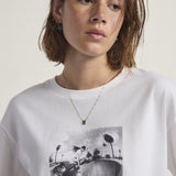 Polera M/C Mujer Rhythm Relaxed Crop Blanco Vans