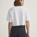 Polera M/C Mujer Rhythm Relaxed Crop Blanco Vans