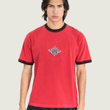 Polera M/C Hombre Flame Face Tee Beige/Crudo Vans