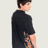 Polera M/C Hombre Dayana Side Tribal Negro Vans