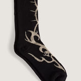 Calcetin Adulto Premium Tribal Crew Negro Vans