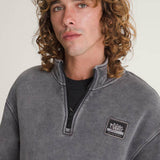 Poleron Hombre Quarter Zip Negro Vans