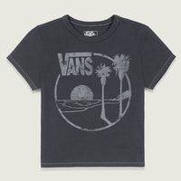 Polera M/C Mujer Sano Baby Tee Negro Vans