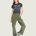 Polera M/C Mujer Sano Baby Tee Negro Vans