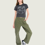 Polera M/C Mujer Sano Baby Tee Negro Vans