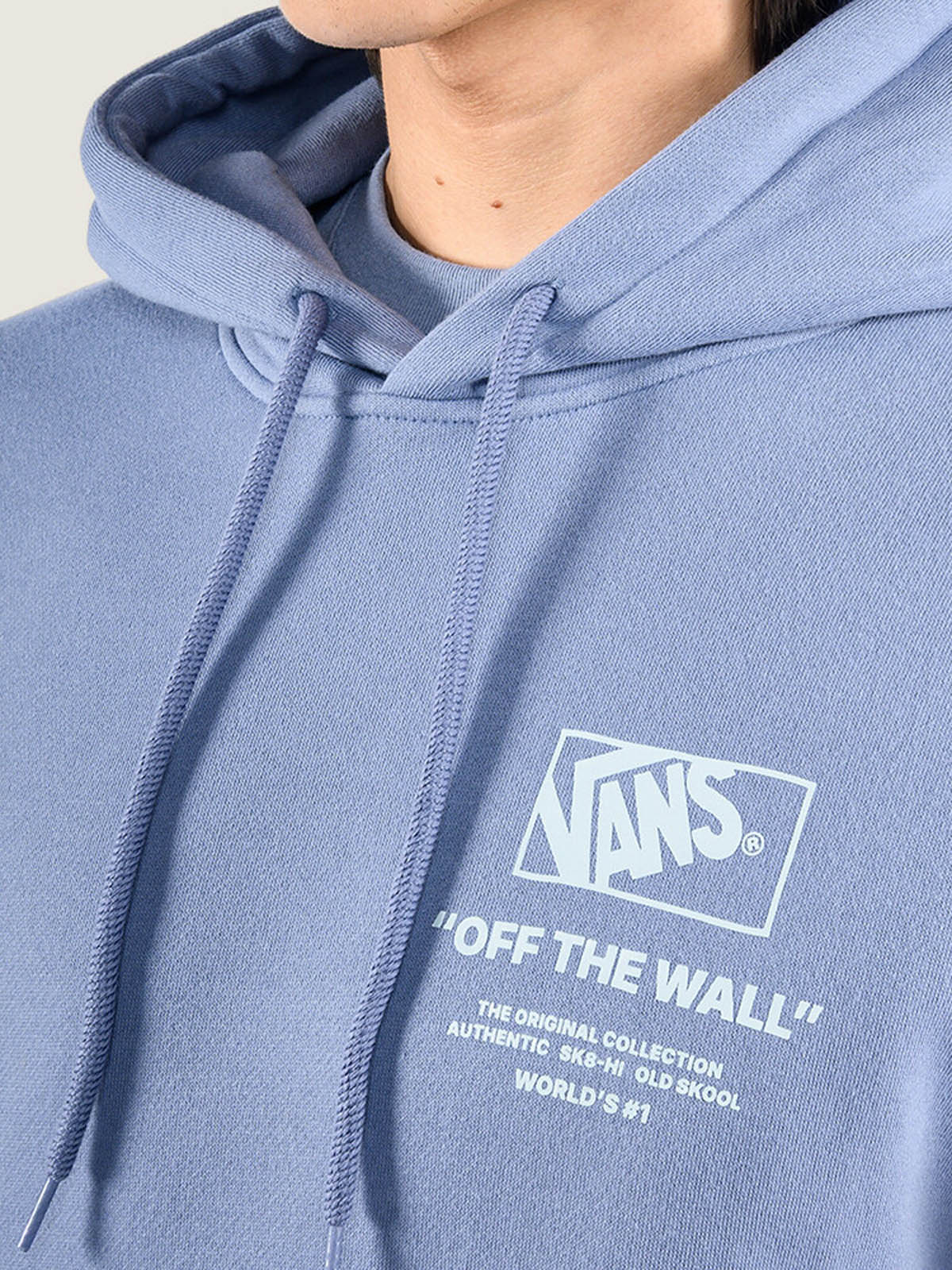 Poleron Hombre Stacked Hi Pullover Gris Vans