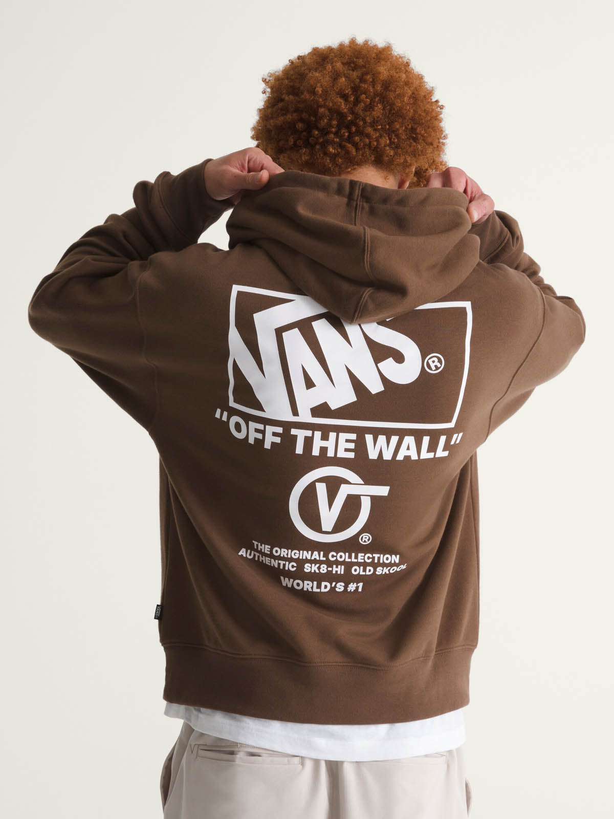 Poleron Hombre Stacked Hi Pullover Café Vans