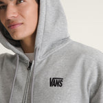 Poleron Hombre Stretch Logo Full Zi Gris Vans