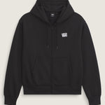 Poleron Hombre Stretch Logo Full Zi Negro Vans