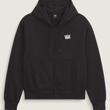 Poleron Hombre Stretch Logo Full Zi Negro Vans