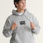 Poleron Hombre Stretch Logo Pullove Gris Vans