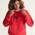 Poleron Hombre Stretch Logo Pullove Rojo Vans