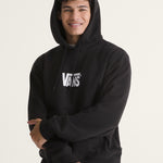 Poleron Hombre Stretch Logo Pullove Negro Vans