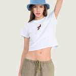 Polera M/C Mujer Starmarked Baby T Blanco Vans