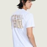 Polera M/C Hombre Stretch Stack Crackl Blanco Vans