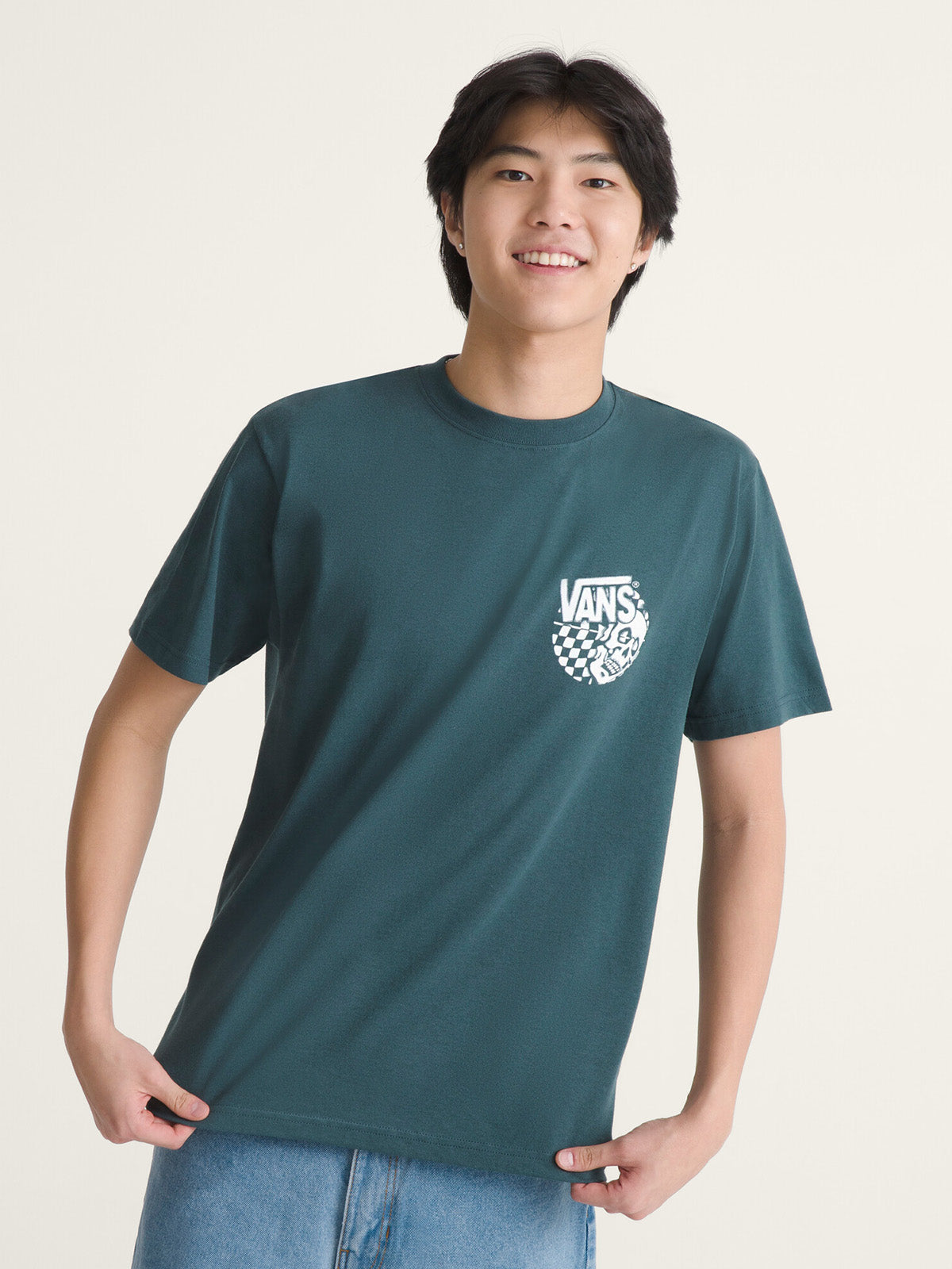 Polera M/C Hombre Representative Gris Vans