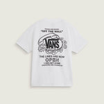 Polera M/C Hombre Hot Lines Tee Blanco Vans