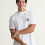 Polera M/C Hombre Hot Lines Tee Blanco Vans