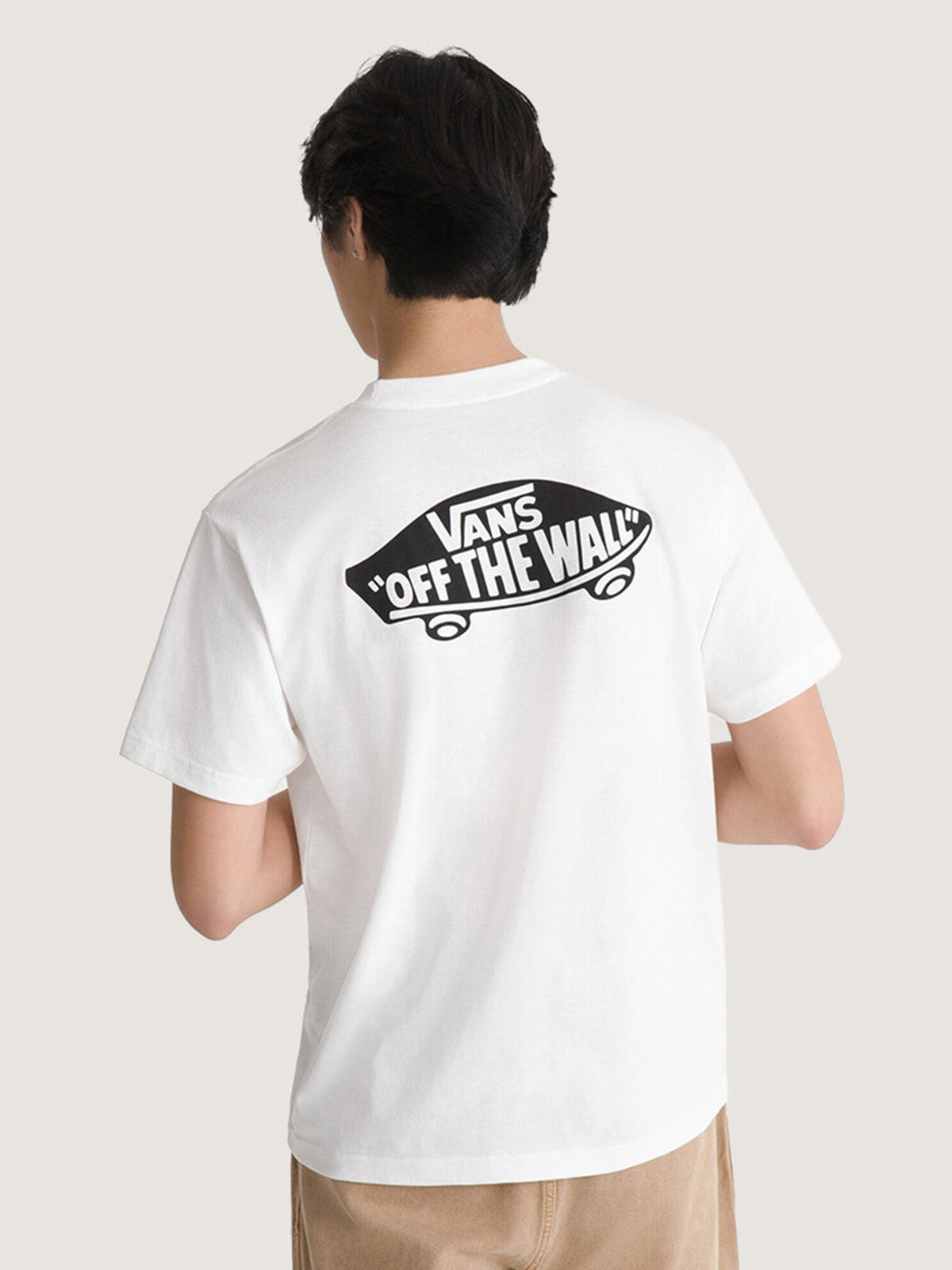 Polera M/C Hombre Standard T Blanco Vans