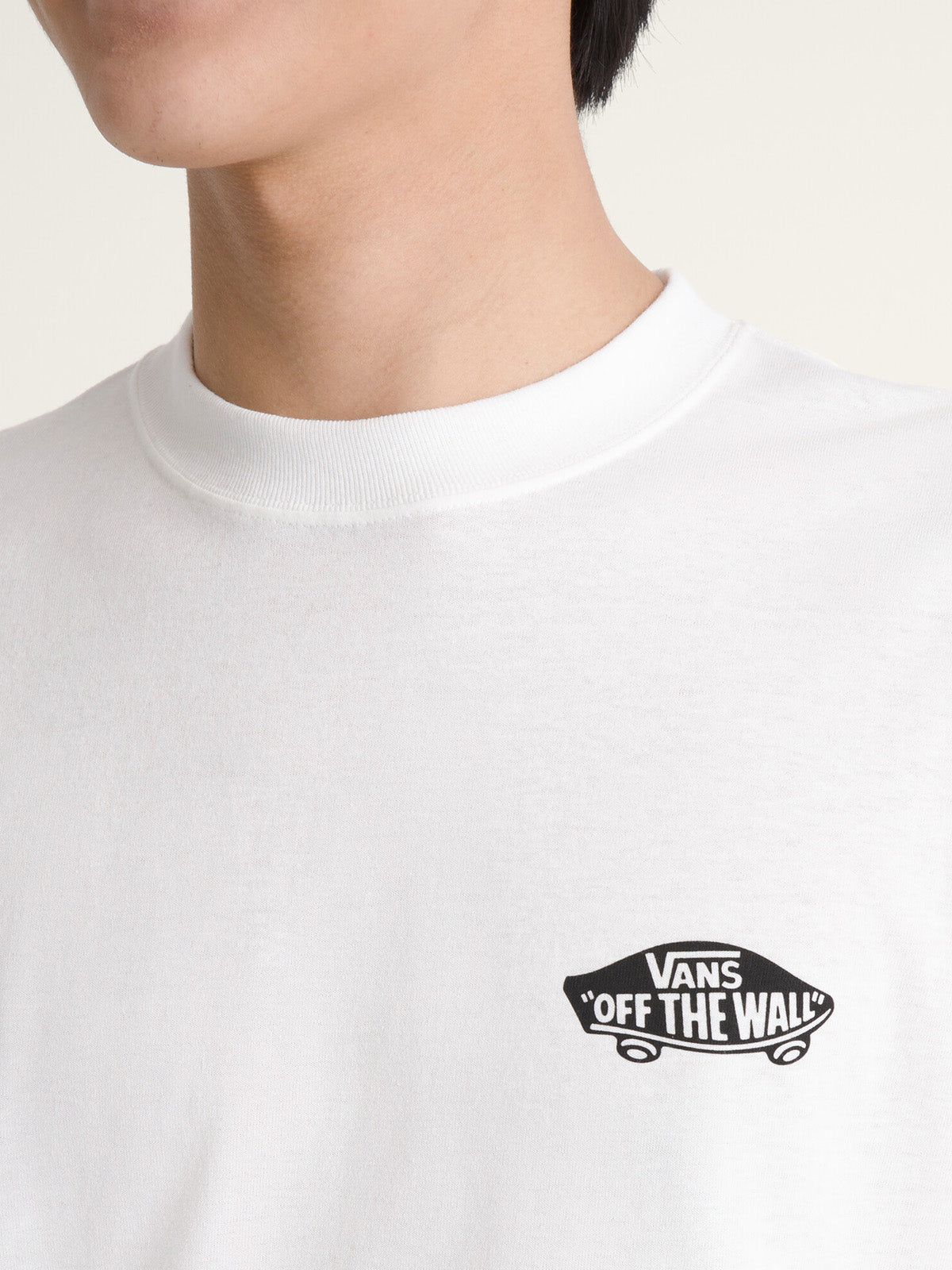 Polera M/C Hombre Standard T Blanco Vans