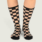Calcetin Adulto Hazy Sheer Crew Negro Vans