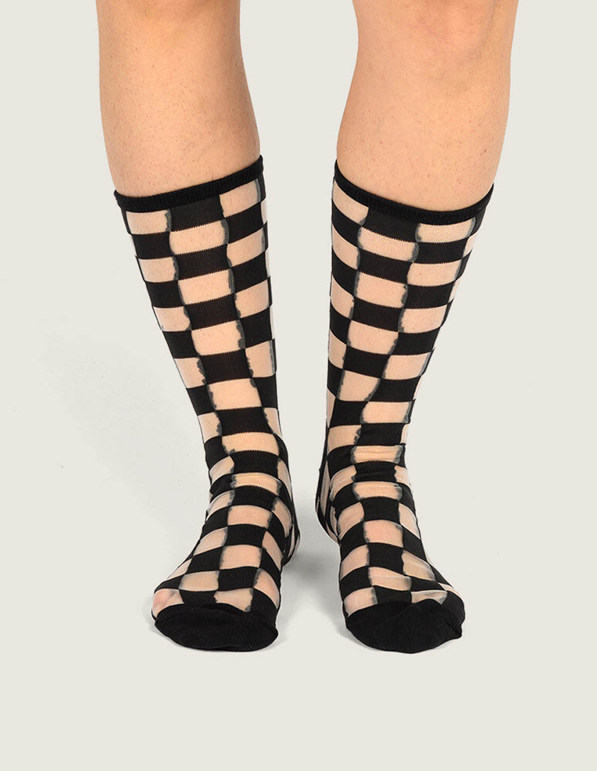 Calcetin Adulto Hazy Sheer Crew Negro Vans