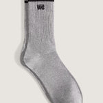 Calcetin Adulto Stretch Logo Crew Gris Vans