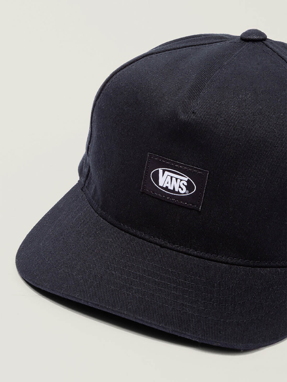 Jockey Adulto Drop V Oval Snapback Negro Vans