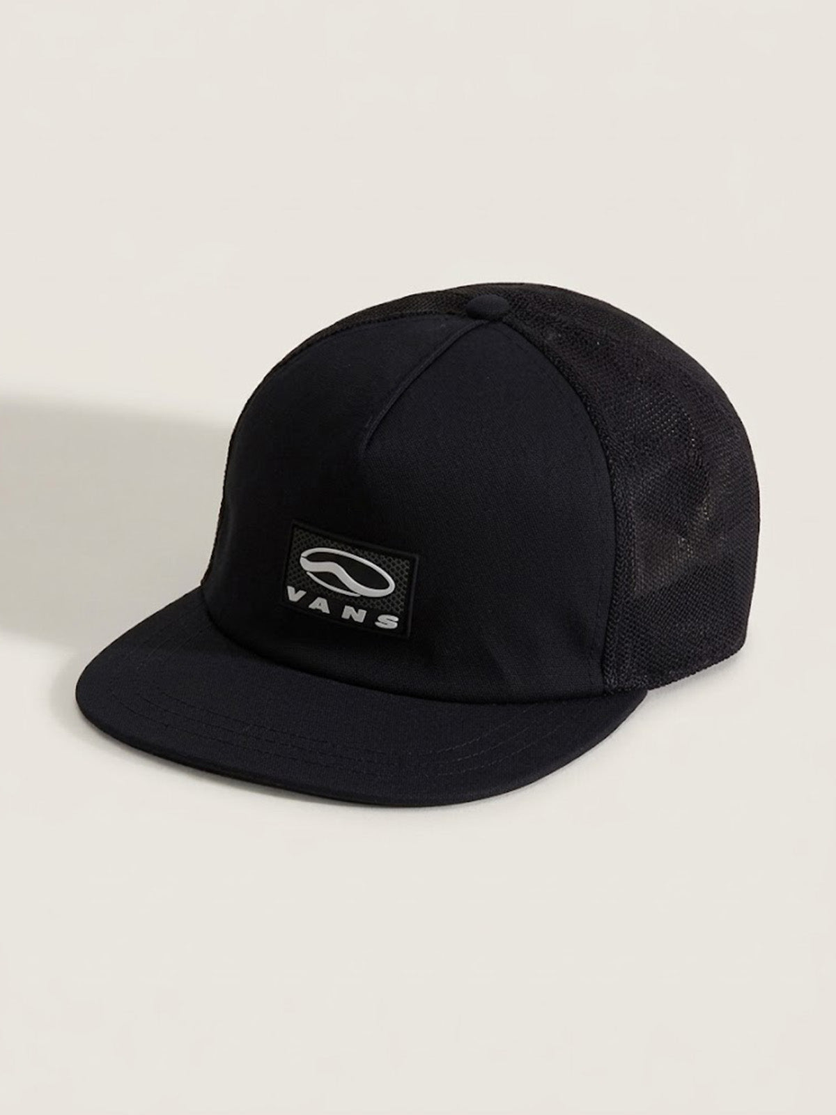 Jockey Vans Sidestripe Unstructured negro con parche al frente