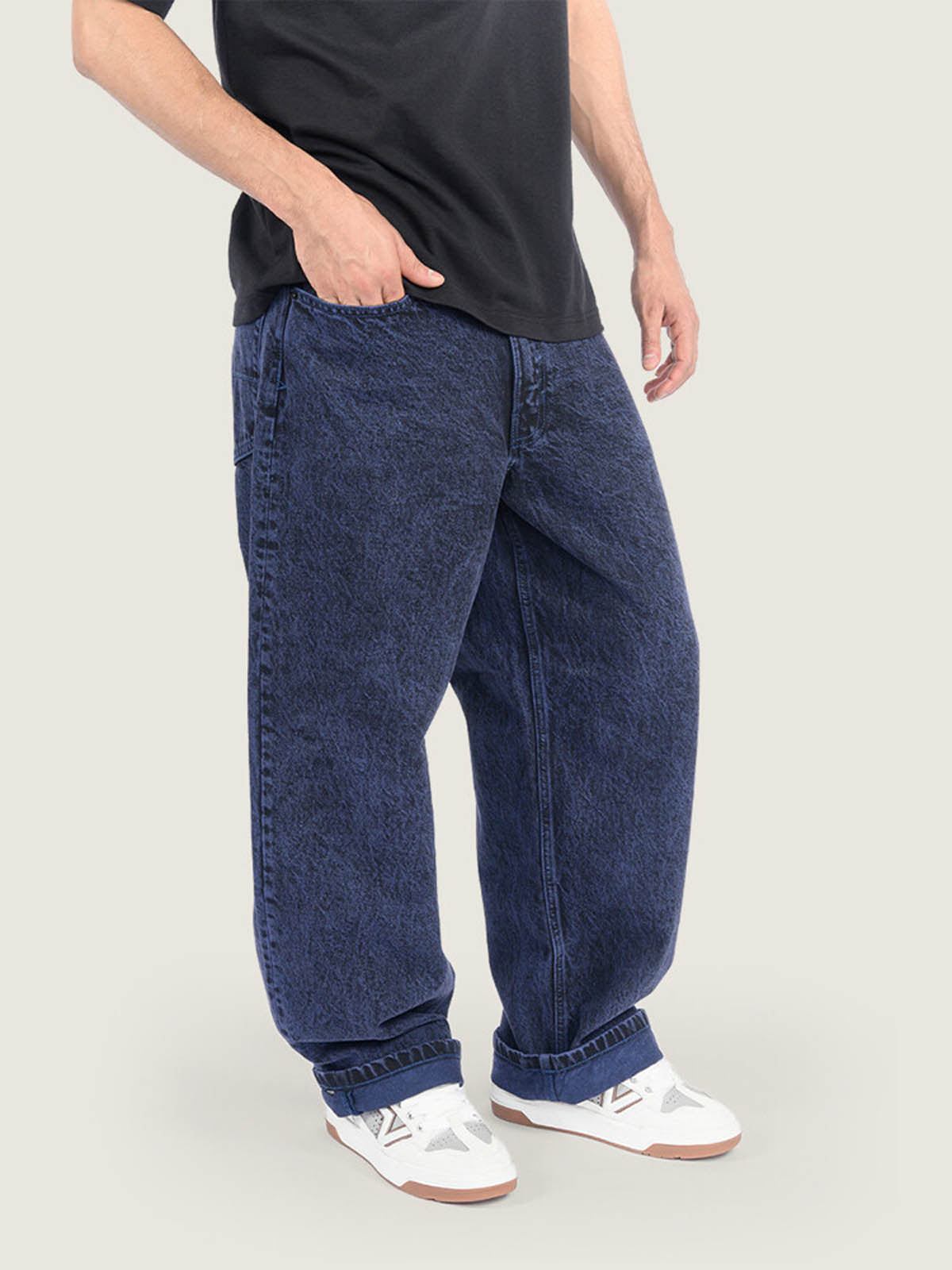 Pantalon Hombre Check-5 Baggy Acid O Azul Vans