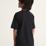 Polera M/C Nino Stretch Logo Negro Vans