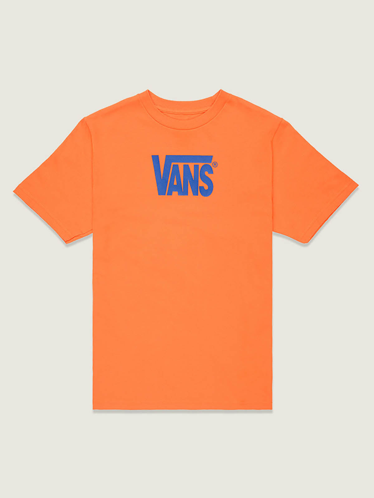 Polera M/C Nino Stretch Logo Naranjo Vans