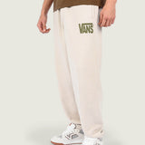 Pantalon Buzo Hombre Stretch Logo Fleece Gris Vans