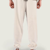 Pantalon Buzo Hombre Stretch Logo Fleece Gris Vans