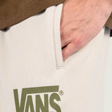 Pantalon Buzo Hombre Stretch Logo Fleece Gris Vans