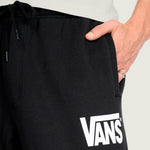 Pantalon Buzo Hombre Stretch Logo Fleece Negro Vans