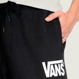 Pantalon Buzo Hombre Stretch Logo Fleece Negro Vans