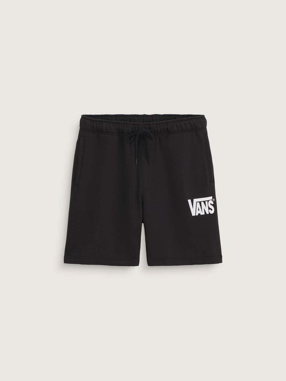 Short Hombre Stretch Logo Fleece Negro Vans