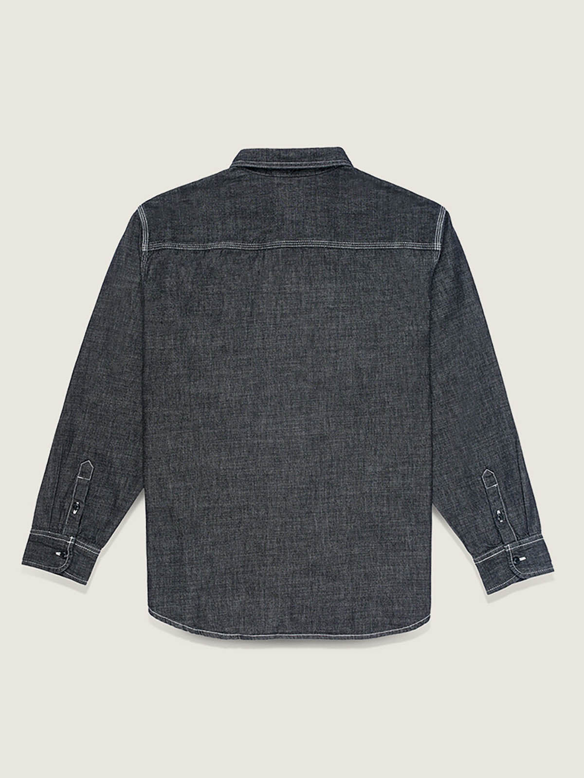 Camisa M/L Hombre Chambray Ls Woven Negro Vans