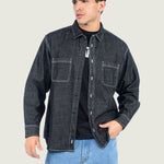 Camisa M/L Hombre Chambray Ls Woven Negro Vans