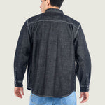 Camisa M/L Hombre Chambray Ls Woven Negro Vans