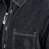 Camisa M/L Hombre Chambray Ls Woven Negro Vans
