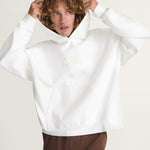 Poleron Hombre Pullover Blanco Vans