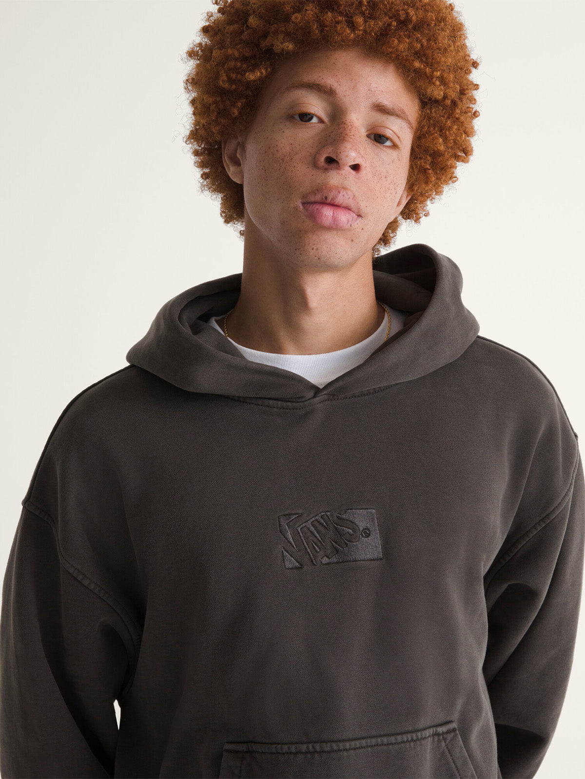 Poleron Hombre Pullover Negro Vans