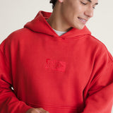 Poleron Hombre Pullover Rojo Vans