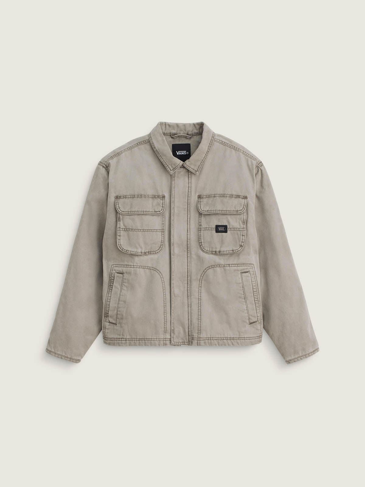 Chaqueta Hombre Umber Pigment Canvas Metalizado Vans