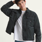 Chaqueta Hombre Umber Pigment Canvas Negro Vans