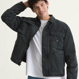 Chaqueta Hombre Umber Pigment Canvas Negro Vans